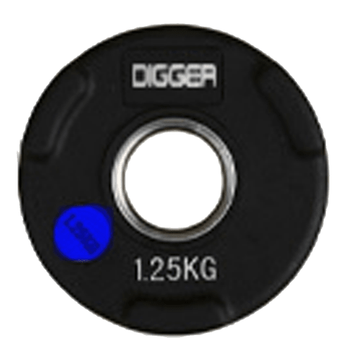 Диск олимпийский обрезиненный 3-х хватовый 1,25 кг Hasttings Digger HD51C1C-1,25