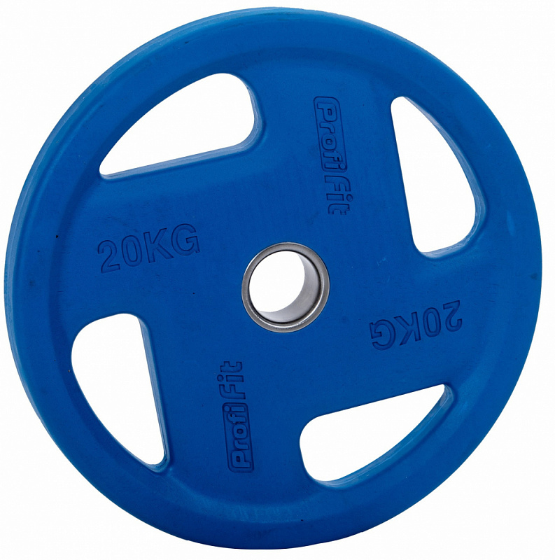 Диск обрезиненный FASSION цветной D51 мм PROFI-FIT 20 кг